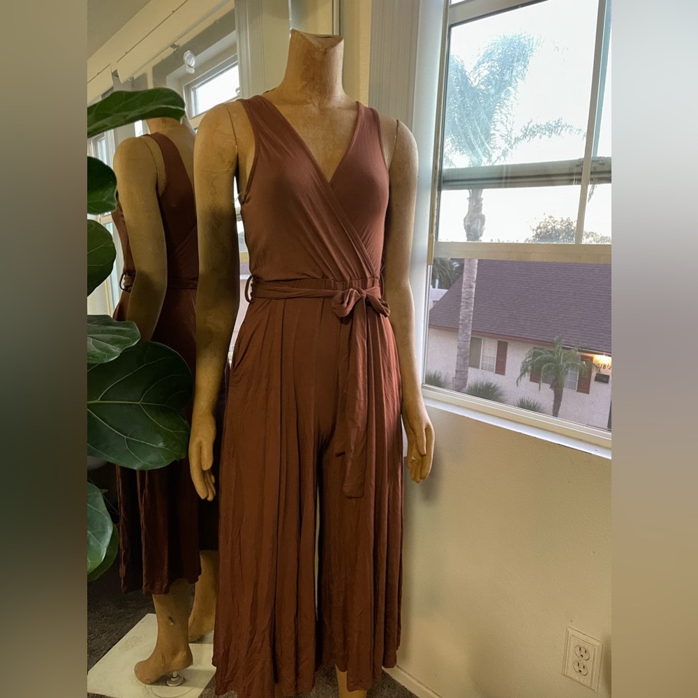 Miou muse V-neck Jumpsuit - Picture 1 of 4